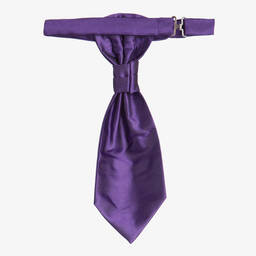 Romano Vianni-Boys Dark Purple Waistcoat & Adjustable Tie Set | Childrensalon Outlet