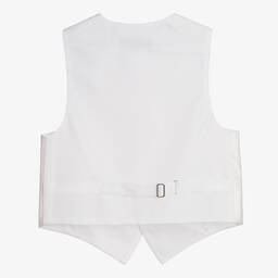 Roma e Toska Вианни-Boys Ivory Waistcoat & Adjustable Tie Set | Childrensalon Outlet