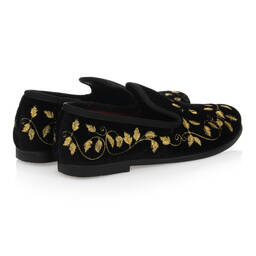 Romano-Embroidered Slipper Shoes | Childrensalon Outlet