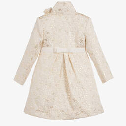 Romano Princess-Girls Gold Brocade Coat | Childrensalon Outlet
