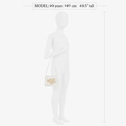 Romano-Girls Ivory & Gold Lace Dress Set | Childrensalon Outlet