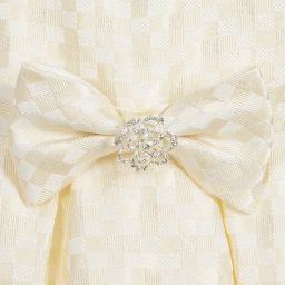 Romano Princess-Girls Ivory Jewelled Dress & Bag  | Childrensalon Outlet