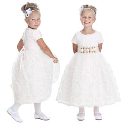 Romano-فستان دانتيل لون عاجي | Childrensalon Outlet