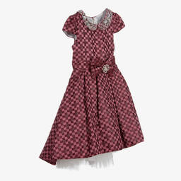 Romano Princess-فستان جاكارد مزين بديامنتي - قطعتين | Childrensalon Outlet