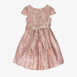 Romano-Girls Pink Brocade Dress Set | Childrensalon Outlet