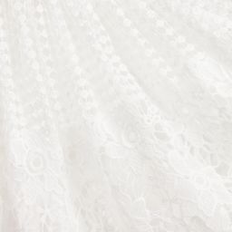 Romano Princess-فستان دانتيل لون أبيض مع حقيبة | Childrensalon Outlet