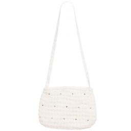 Romano Princess-فستان دانتيل لون أبيض مع حقيبة | Childrensalon Outlet