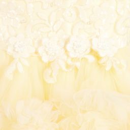 Romano-Girls Yellow Tulle Dress | Childrensalon Outlet