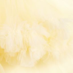 Romano-Girls Yellow Tulle Dress | Childrensalon Outlet
