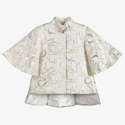 Roma e Toska Принцесса-Куртка из золотистой парчи | Childrensalon Outlet