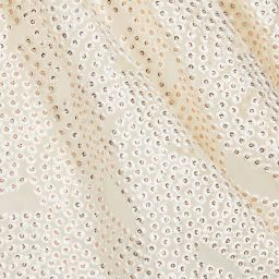 Romano Princess-فستان لون عاجي وذهبي مزين بترتر | Childrensalon Outlet