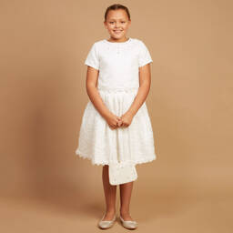 Roma e Toska Принцесса-Ivory Lace 3 Piece Outfit  | Childrensalon Outlet