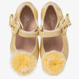 Romano Princess-حذاء بوم-بوم لون ذهبي لامع | Childrensalon Outlet