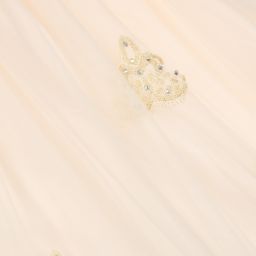 Romano Princess-فستان تول ودانتيل لون خوخي وذهبي | Childrensalon Outlet