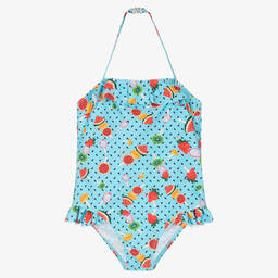 Rosalita Señoritas-Blue Fruit Lolly Swimsuit | Childrensalon Outlet