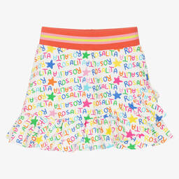 Rosalita Señoritas-Colourful Logo Cotton Skirt | Childrensalon Outlet