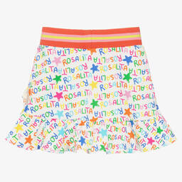 Rosalita Señoritas-Colourful Logo Cotton Skirt | Childrensalon Outlet