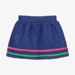 Rosalita Señoritas-Girls Blue Bouclé Skirt | Childrensalon Outlet