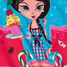 Rosalita Señoritas-Розово-голубое хлопковое платье для девочек | Childrensalon Outlet