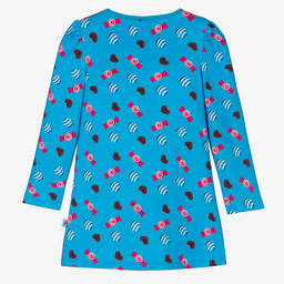 Rosalita Señoritas-Розово-голубое хлопковое платье для девочек | Childrensalon Outlet