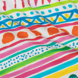 Rosalita Señoritas-Girls Blue & Pink Cotton T-Shirt | Childrensalon Outlet