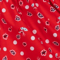 Rosalita Señoritas-Girls Blue & Red Cotton Skirt | Childrensalon Outlet