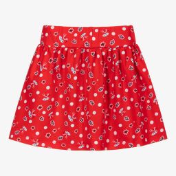 Rosalita Señoritas-Girls Blue & Red Cotton Skirt | Childrensalon Outlet