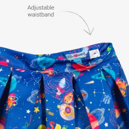 Rosalita Señoritas-Синяя юбка с космическим принтом для девочек | Childrensalon Outlet