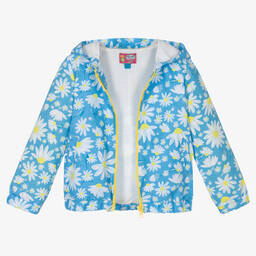 Rosalita Señoritas-Girls Blue & Yellow Daisy Zip-Up Jacket | Childrensalon Outlet
