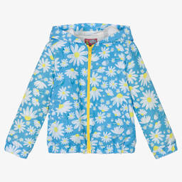Rosalita Señoritas-Girls Blue & Yellow Daisy Zip-Up Jacket | Childrensalon Outlet