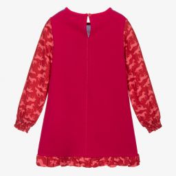 Rosalita Señoritas-Girls Pink & Blue Horse Dress | Childrensalon Outlet