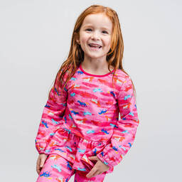 Rosalita Señoritas-توب قطن جيرسي لون زهري للبنات | Childrensalon Outlet