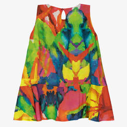 Rosalita Señoritas-Girls Pink & Green Dress | Childrensalon Outlet