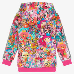 Rosalita Señoritas-Girls Pink Manga Cotton Hoodie | Childrensalon Outlet