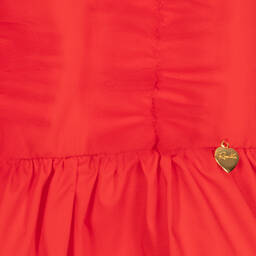 Rosalita Señoritas-Girls Red Cotton & Tulle Dress | Childrensalon Outlet