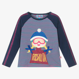 Rosalita Señoritas-Girls Striped Cotton Top | Childrensalon Outlet
