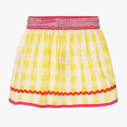 Rosalita Señoritas-Girls Yellow Check Skirt | Childrensalon Outlet