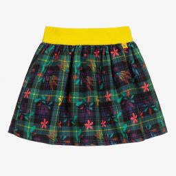 Rosalita Señoritas-Green Tartan Print Skirt | Childrensalon Outlet