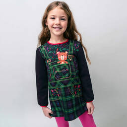 Rosalita Señoritas-Сине-зеленое платье из джерси | Childrensalon Outlet