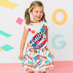 Rosalita Señoritas-Pink Sweetie Cotton Skirt | Childrensalon Outlet
