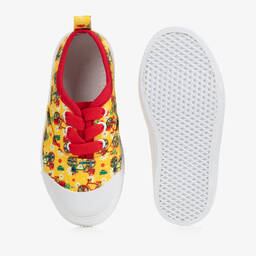 Rosalita Señoritas-Yellow Bicycle Print Trainers | Childrensalon Outlet