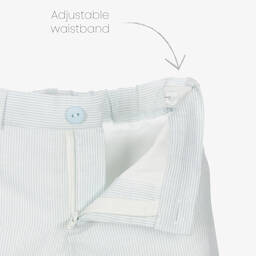 Sarah Louise-Baby Boys Blue Striped Shorts | Childrensalon Outlet