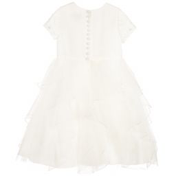 Sarah Louise-Baby Girls Ivory Floral Embroidered Dress | Childrensalon Outlet