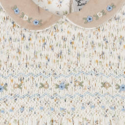 Sarah Louise-فستان سموكينغ بطبعة ورود لون عاجي أطفال بناتي | Childrensalon Outlet