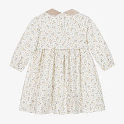 Sarah Louise-فستان سموكينغ بطبعة ورود لون عاجي أطفال بناتي | Childrensalon Outlet