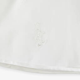 Sarah Louise-Baby Girls Ivory Organza Embroidered Ceremony Dress Set | Childrensalon Outlet