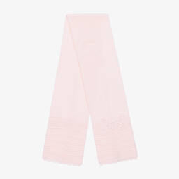 Sarah Louise-Baby Girls Pink Knit Hat & Scarf Set | Childrensalon Outlet