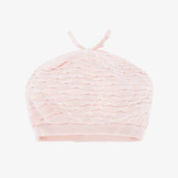 Sarah Louise-Baby Girls Pink Knitted Beret | Childrensalon Outlet