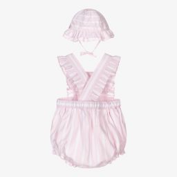 Sarah Louise-Baby Girls Pink Shortie Set | Childrensalon Outlet