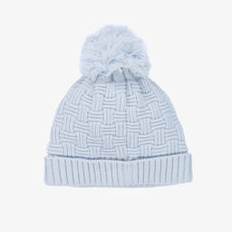 Sarah Louise-Blue Knit Baby Hat & Scarf Set | Childrensalon Outlet